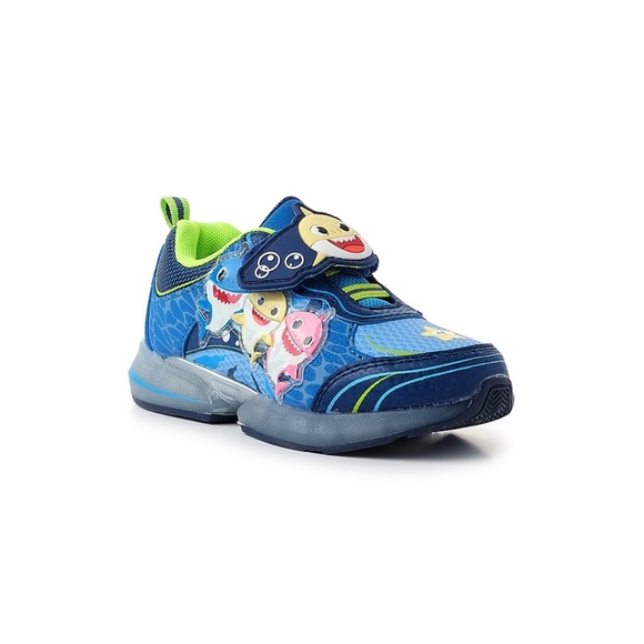 Baby Shark Toddler Light Up Tennis Shoes Sneaker Boys Girls size 9 NWT - Picture 5 of 6